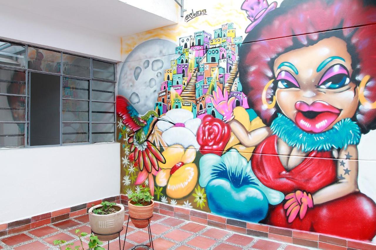 Casa Tuvia Parque Hostel Medellín Kültér fotó